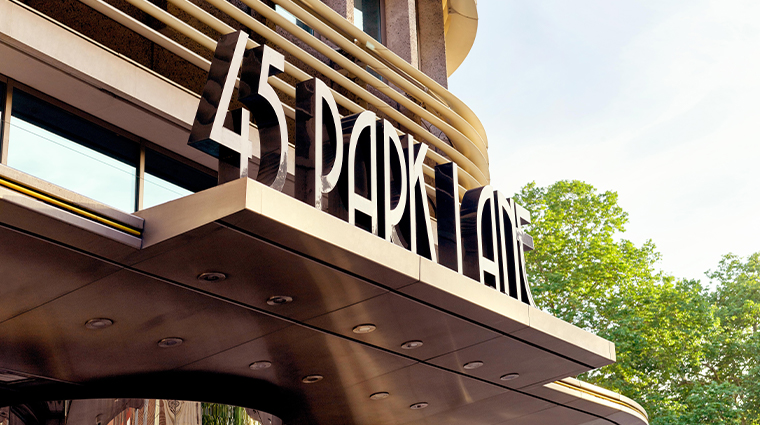 45 park lane signage