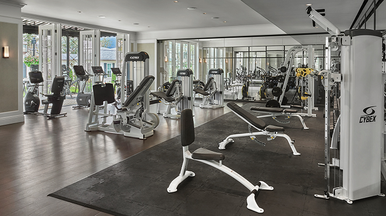 rosewood miramar beach fitness studio