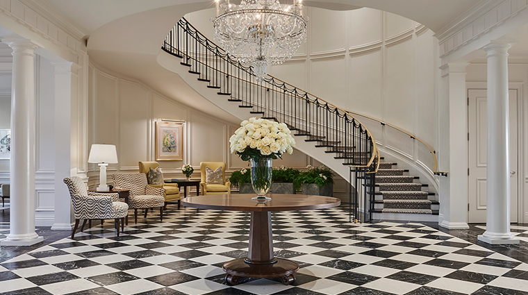 rosewood miramar beach manor house grand foyer