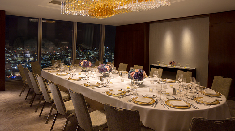 shangri la hotel at the shard london Li dining