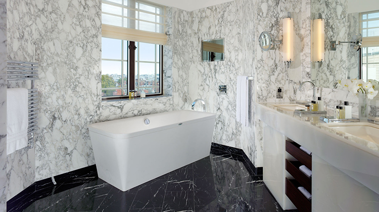 the dorchester Harlequin Bathroom