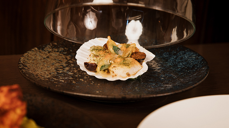 the lalit london scallops