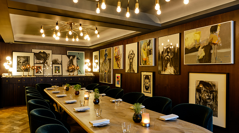 the sofitel london st james Wild Honey private dining